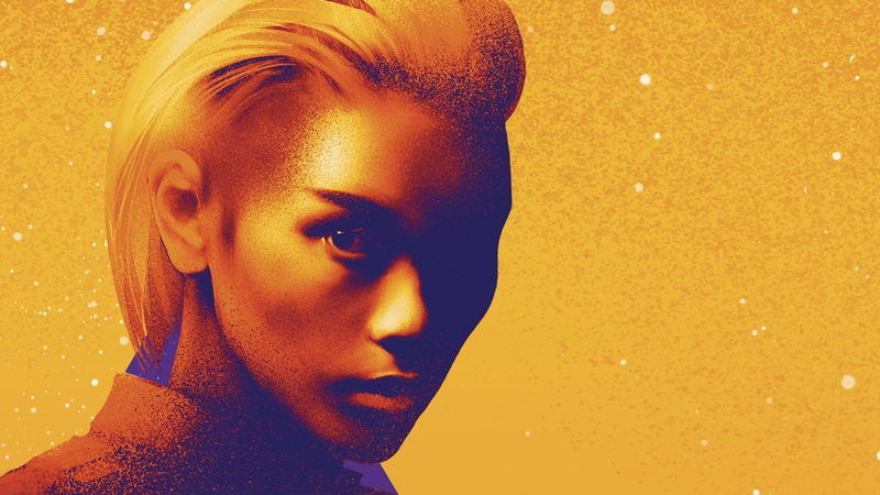 Yrica on the cover of Alphabet Squadron.